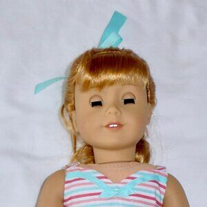AMERICAN GIRL MARYELLEN LARKIN DOLL IN ORIGINAL DRESS AND HAIR TIE - SO CUTE